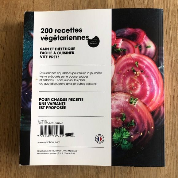 200 RECETTES VÉGÉTARIENNES | Cookbook in French - Picture 2 of 2
